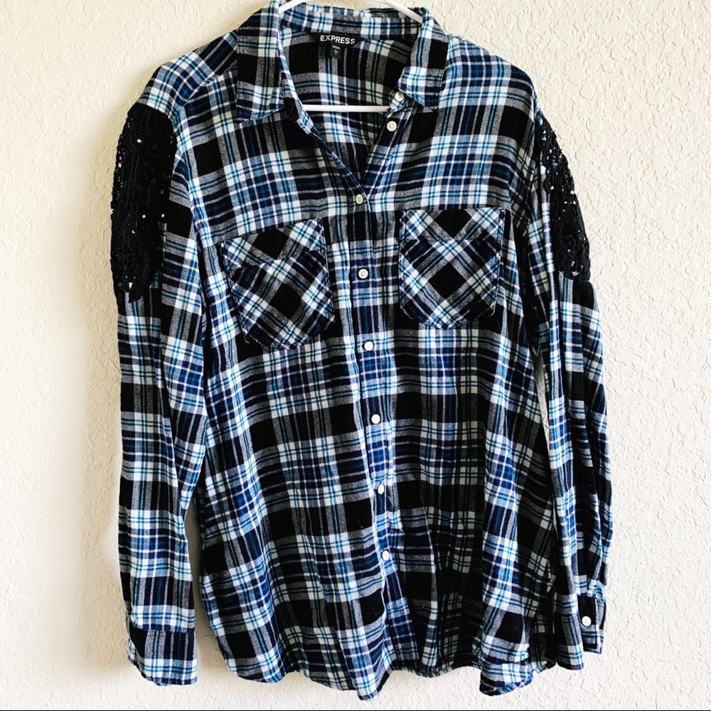 EXPRESS FLANNEL BUTTON DOWN